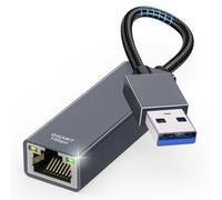 YUETUOL USB Ethernet Adapter, USB 3.0 to RJ45 1000Mbps Gigabit LAN Adapter Compatible for Laptop, MacBook, Surface Book, PC mit Windows 11/10/8/7, XP, Vista, Linux