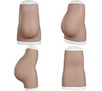 Yuewen Silicone Fake Pregnancy Belly for Pregnant Mannequin or Dress Form Made of Food Grade Silicone Touch Like Real (Beige, 6 Months)