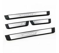 YUEXIANGJING 4 Pcs Car Door Sill Scuff Plate for Mazda 6, Stainless Steel Kick Plates Car Threshold Scuff Plate Styling Accessories,C