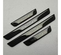 YUEXIANGJING 4 Pcs Car Door Sill Scuff Plate for Mazda CX-60, Stainless Steel Kick Plates Car Threshold Scuff Plate Styling Accessories,Black