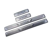 YUEXIANGJING 4 Pcs Car Door Sill Scuff Plate for Nissan Qashqai 08-21, Stainless Steel Kick Plates Car Threshold Scuff Plate Styling Accessories