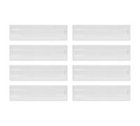 YueXing Drawer Dividers, 3.2" High Expandable from 12.2-21.4" Adjustable Drawer Organisers，Clear Plastic Drawers Separators for Clothing, Kitchen Utensils and Office Storage (8pcs)