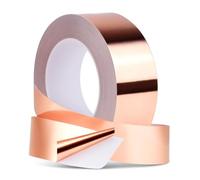 Yuexitech Copper Tape Slug Repellent, Strong Adhesive Copper Snail Tape, Copper Foil Tape for Shielding, Guitar Repairs, Grounding, Paper Circuits, Stained Glass, DIY Crafts(20mx2cm)