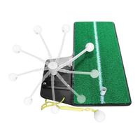 YUEYASHUX Golf Power Trainer Grass Mat Improve Golf Skills Practice Swing Portable Indoor Outdoor