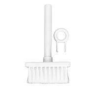 YUEYASHUX Keyboard Brush Separate Double TOP Design 5 in 1 Multifunction Plastic Cleaning Brush Pen TOPphones Cleaner Duster 3 Row Soft Hard Easy Pulling Scope Application Digita (White)