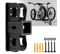 YUEYIN Hitch Wall Mount Receiver, Bike Rack Organiser, Maximum Load 300LBS, Garage Wall Mount Organiser for Bike Rack, Cargo Rack, Trailer Hitch, Snowboard Rack (2“ Receiver)