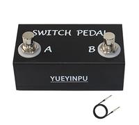 Yueyinpu Dual Switch Pedal Momentary for Guitar Effect Pedal With TRS Cable (Unlatch Dual Switch)