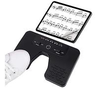 Yueyinpu Wireless Foot Pedal Double Switch Music Page Turner for Tablets Smartphones Rechargeable Anti-Skid Pad