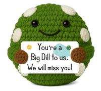 YUEYUQIU Farewell Gifts for Coworkers, We Will Miss You Handmade Crochet Pickleball, Going Away Presents for Boss Friend, Sentimental Retirement Thank You Gift, Funny Office Decor