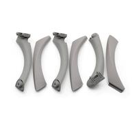 YUEYZHK Car Door Handle Inside Pull Trim Cover for BMW 3 Series E90 E91 2004-2012(RHD Gray 6PCS)