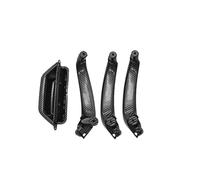 YUEYZHK Car Front Rear Interior Door Handle Pull Accessory Replacement for BMW F25 X3 2011-2016 F26 X4(RHD Carbon Fiber)