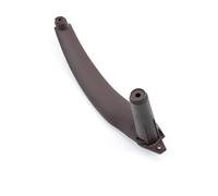 YUEYZHK Car Front Rear Interior Door Inside Pull Handle Trim Panel Cover for BMW X5 X6 E70 E71 E72 2007-2013(Moka Left Inside)