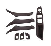 YUEYZHK Car Front Rear Interior Door Pull Handle Cover Trim for BMW 5 Series F10/F18 2010-2017 528 530(RHD Moka 7pcs)