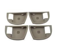 YUEYZHK Car Inside Door Handle Trim Cover Beige Left Right for Hyundai for Santafe 2007-2012(4pcs a Set)