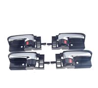 YUEYZHK Car Inside Interior Door Handle Front Rear Driver Passenger for Toyota for Corolla 2003-2008(Set of 4 Sides)
