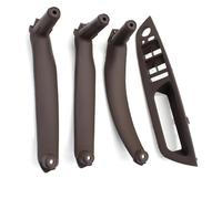 YUEYZHK Car Inteior Door Pull Handle Kit Replacement Parts for BMW X5 X6 E70 E71 2007-2013(RHD Set Moka)