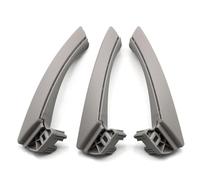 YUEYZHK Car Interior Door Panel Pull Handle Cover Trim Kit for BMW 3 Series E90 E91 318i 325i 328i 2004-2012(RHD Gray Set)