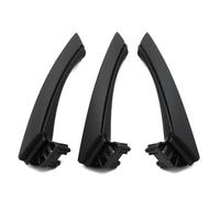 YUEYZHK Car Interior Door Panel Pull Handle Cover Trim Kit for BMW 3 Series E90 E91 318i 325i 328i 2004-2012(RHD Black Set)