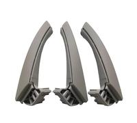 YUEYZHK Car Interior Door Pull Handle Cover Trim Replacement for BMW 3 Series E90 E91 325 328i 2004-2012(LHD Gray)