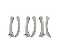 YUEYZHK Car Interior Door Pull Handle Outer Cover Trim Replacement for BMW 3 Series E90 325 328i 2004-2012(RHD Gray)