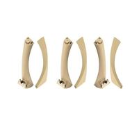YUEYZHK Car Interior Door Pull Handle Outer Cover Trim Replacement for BMW 3 Series E90 325 328i 2004-2012(RHD Beige)