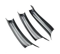 YUEYZHK Car Interior Door Pull Handle Protective Cover Trim for BMW X5 F15 X6 F16 2014-2018(Carbon RHD 3 Pcs)