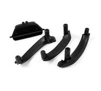 YUEYZHK Car Interior Plastic Door Handle Panel Pull Grab Trim Cover for BMW F25 F26 X3 X4 2011-2017(Black Set)