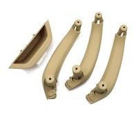 YUEYZHK Interior Car Inner Door Handle Cover Panel Replacement for BMW X3 X4 F25 F26 2010-2016(LHD Beige Set)