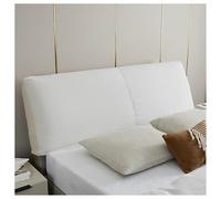 YUEZHONG Linen Fabric Headboard Cover for Twin Full Cal King Queen Size, Anti-scratch Dustproof Headboard Protector Bed Head Cover for Bedroom Decor(Cream,200x70cm/79x28in)