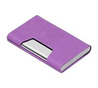 Yuezhongoo Business Card Holder, Business Name Card Holder Case Stainless Steel Organizers Portable for Business Works (336#)