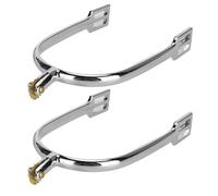 Yuezhongoo Horse Spurs Zinc Alloy English-Style Riding Horse Accessory Bull Riding Spurs With Rotatable Copper Rowel