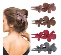 yufana 4 Pack Extra Large Hair Claw Clips, Matte Hair Clips, Matte Hair Clips for Women, Large Hair Clips, Large Hair Clips for Women, Hair Accessories for Women And Girls with Thick and Thin Hair.