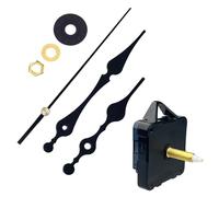 yufana Movement Quartz DIY Wall Clock, Silent Quartz Movement, DIY Wall Clock Movement Mechanism, DIY Wall Clock Movement Mechanism, DIY Clock Replacement Parts for Wall Clock with Hands (Black)