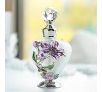 YUFENG Refillable Empty Flower Crystal Perfume Bottle Handmade Home Decor Lady Wedding Gift (daisy)