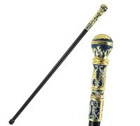 Yufenj Blue and Gold Two-Color Domineering British Round Head Handle Scepter Gift Young Creative Gentleman Civilized Stick Men and Women Cane