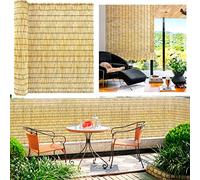 Yufenj Cortinas De Caña, Persianas Enrollables De Bambú Natural, Vallas, Filtrado De Luz/Vintage/Impermeable, Cortinas - Cortinas De Caña Sin Taladrar (Size : 90x100CM(35x39in))