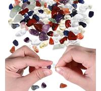 YUFFQOPC 450pcs Multicolor Fluorite Beads, 5-8mm, Drop Shape, for DIY Craft Bracelet, Necklace Making