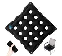 YUFFQOPC Inflatable Seat Cushion, Pressure Relief Cushion for Prevention Sores, Inflatable Seat Air Cushions for Bottoms, Flocking Square Pressure Cushions for Office Chair Camping Hiking Airplane