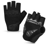 YUFFQOPC Mountain Bike Gloves,Fingerless Cycling Gloves,Climbing Gloves with 5mm Thick Palm Cushion,S/M/L/Xl Cycle Gloves Fingerless,Hiking Gloves