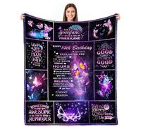 Yufobel 14 Year Old Girl Gifts, Gift for 14 Year Old Girls, Birthday Gifts for 14 Year Old Girls, 14th Birthday Gifts for Girls Teens, 14th Birthday Decorations for Girls Throw Blanket 60” X 50”