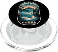 Yufuin Onsen Japan Hot Spring Lake Japanese Kanji Souvenir PopSockets PopGrip for MagSafe