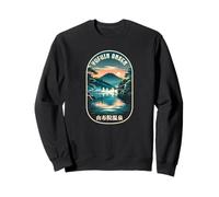 Yufuin Onsen Japan Hot Spring Lake Japanese Kanji Souvenir Sweatshirt