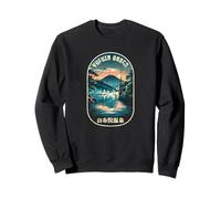 Yufuin Onsen Japan Hot Spring Lake Japanese Kanji Souvenir Sweatshirt