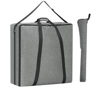 YUFYIG 32" Dog Playpen Storage Bag, Suitable for Foldable Exercise Pet Playpen, Dog Fence Travel Bag, Oxford Cloth Fabric, Waterproof Grey