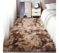 YUGAOYU Rug Shaggy 120 x 190 cm Anti Slip Backing Modern Area Rugs for Home Decor for Kids Bedroom, Nursery, Brown