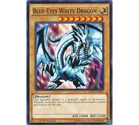 Yugioh 1st Ed Blue-Eyes White Dragon LOB art LDK2-ENK01 Common 1st Edition Legendary Decks II Cards