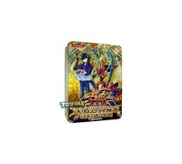 YuGiOh 5Ds 2010 Duelist Pack Exclusive Collection Tin (Yellow Tin with Starlight Road , Drill Synchron, Speed Warrior & Advance Draw)