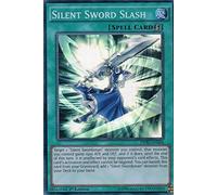 YuGiOh - DPRP-EN004 Silent Sword Slash 1st Edition Super Rare Card (Rivals of the Pharaoh)