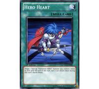 YuGiOh LCGX-EN085 Unlimited Ed Hero Heart Common Card - ( Legendary Collection 2 Single Card )