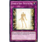 YuGiOh LCGX-EN116 Unlimited Ed Change of Hero - Reflector Ray Common Card - ( Legendary Collection 2 Single Card )
